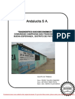 Diagnostico SocioEconómico Comunidad Campesina San Francisco de La Buena Esperanza - Paita