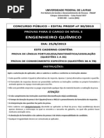 Engenheiro Quimico Prova