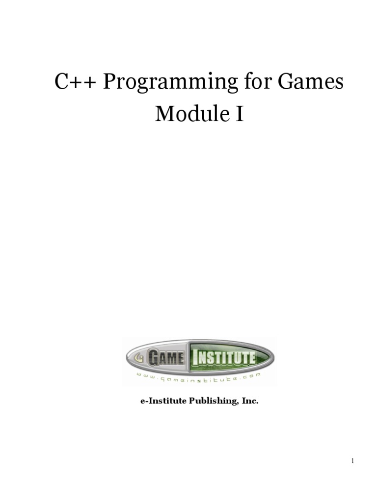CPP Module I Textbook | PDF | Pointer (Computer Programming ...