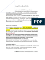 Cómo Definir Métricas y KPI's en Social Media