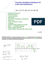 Physics 121 Practice Problem Solutions 07 Current and Resistance