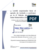 Invitación Certamen 2013 PDF