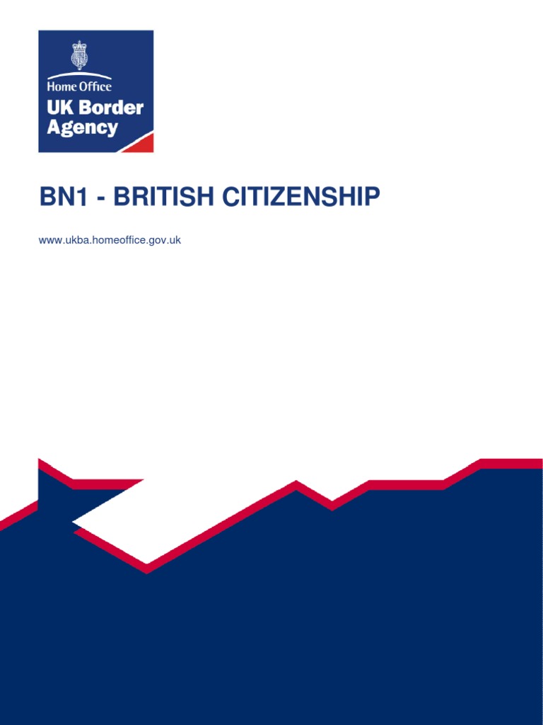 Bn1 British Citizenship WWW Ukba.homeoffice Gov.uk Download