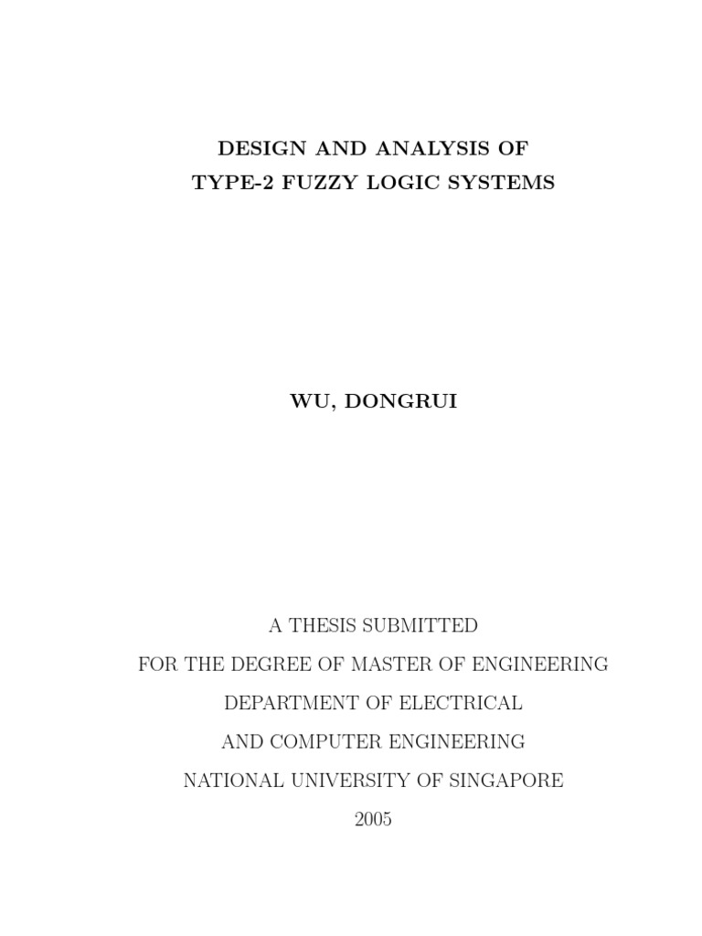Fuzzy Logic Type II and GA Tuning | PDF