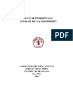 Manual Penggunaan Fisika Eksperimen