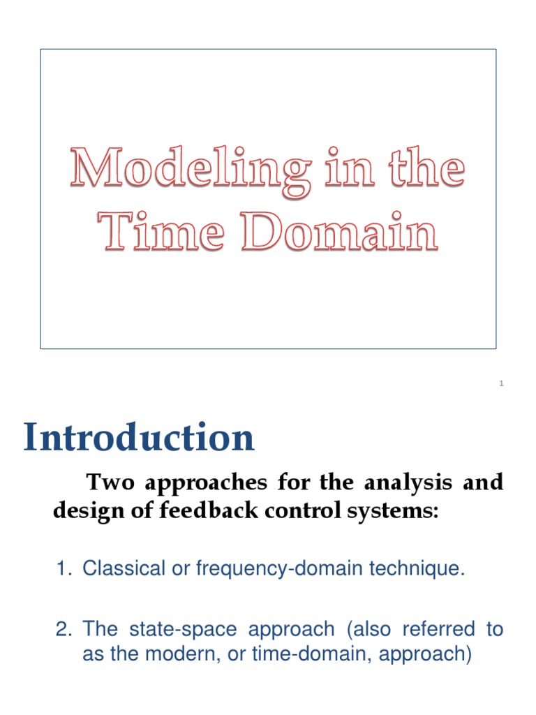 Time-Domain vs Frequency-Domain Analysis | PDF | Equations ...