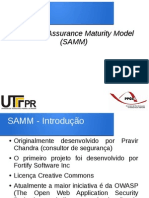 SAMM - Software Assurance Maturity Model