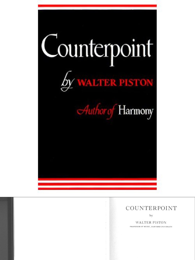 Walter Piston - Counterpoint | PDF