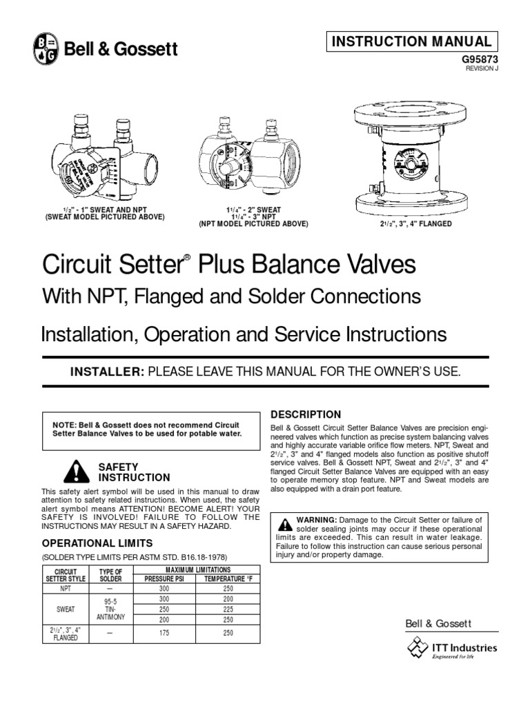 Circuit Setter Valve Soldering