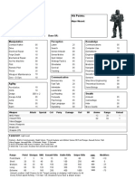 ODST - Blank Character Sheet