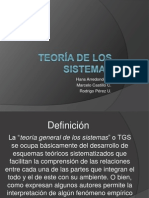 Teoría de Los Sistemas