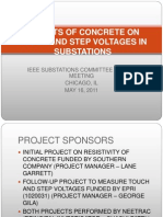 Effects of Concrete On Touch and Step Voltages