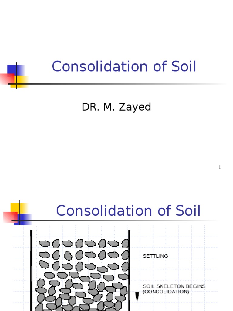 Consolidation of Soil