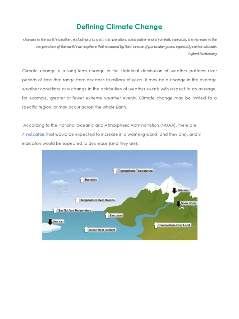Understanding Climate Change Causes | PDF | Climate Change | Global Warming