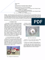 Regenerative Power Control for Electric Bicycle