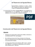 Construcción Presa Aguada Blanca