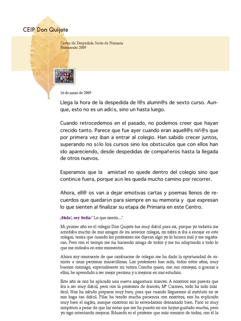 Cartas de sexto