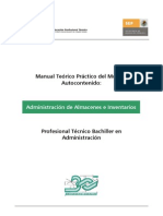 Administracion de Almacenes e Inventarios