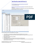 Plotting Cross Section Dari Excel Ke AutoCAD Versi 1