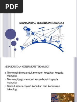 Kebaikan Dan Keburukan Teknologi