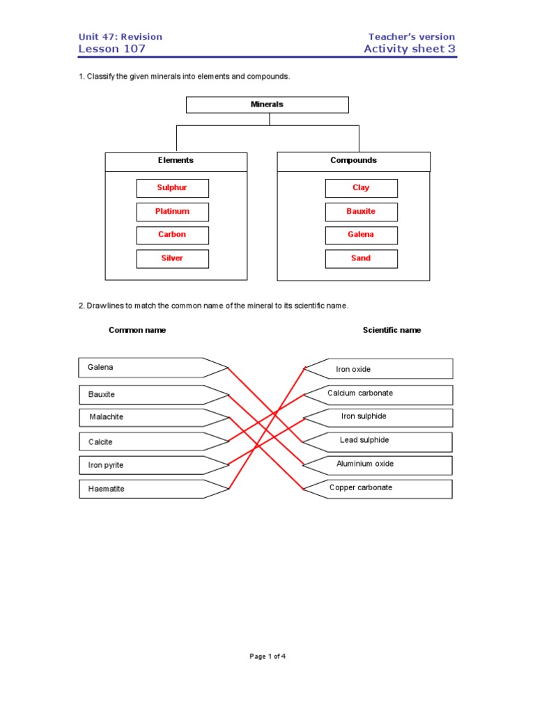 AS3 Answers | PDF | Oxide | Carbonate