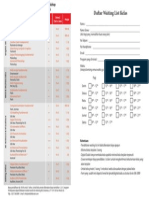 Daftar Waiting List Kelas: Harga Durasi (Sesi X Jam) Program LVL Harga