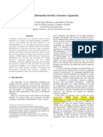 Tools For Information Assurance Argument