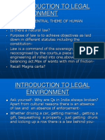 Introduction To Legal Environment