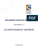 Autorizzazioni Sanitarie