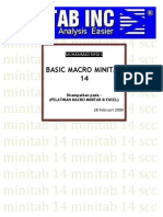 Basic Macro Minitab 14