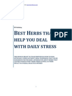 Best Herbs That Help You Deal With Daily Stress