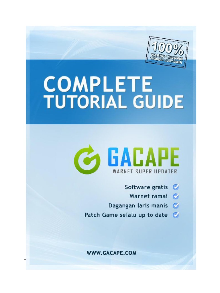GaCape Tutorial | PDF