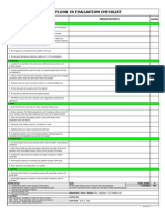 Shopfloor 5S Evaluation Checklist: Observations Check Items