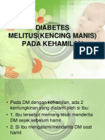 Diabetes Melitus(Kencing Manis) Pada Kehamilan