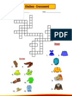 Clothes Crossword