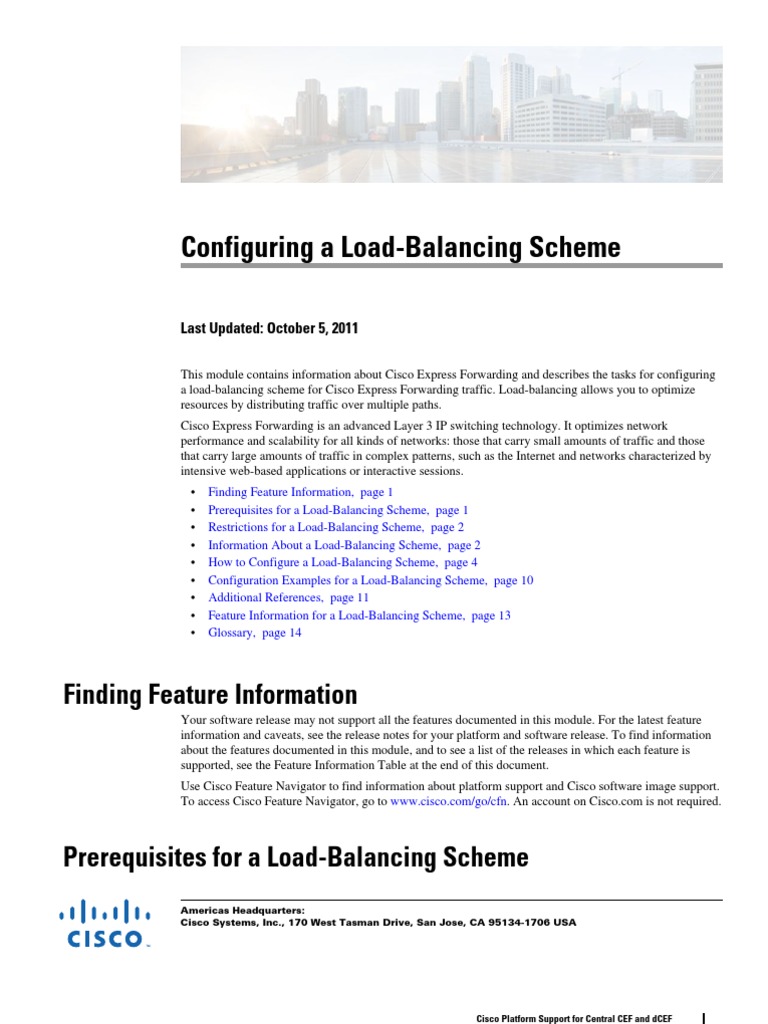 LoadBalancing in My Office | PDF