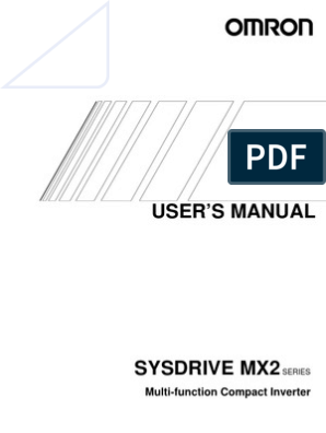 MX2 Multi Function Manual en 201010 | PDF | Power Supply | Power Inverter