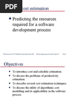 Download Ch29 Software Cost Estimation by Shahid SN16537538 doc pdf