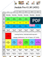 LW Schedule