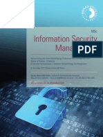 Information Security Management, MSC Donau-Universität Krems