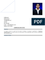 Liji. S. L: Curriculum Vitae