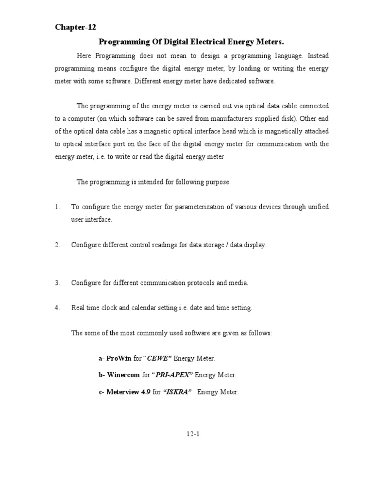 Configure Digital Energy Meters | PDF | Computer Data Storage | Software
