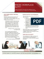 Workplace Writing Quality Research Brochure