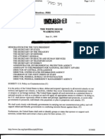 T4 B11 USG PDD 39 FDR - Entire Contents - 6-21-95 Presidential Decision Directive 39 - 1st PG Scanned For Reference 910