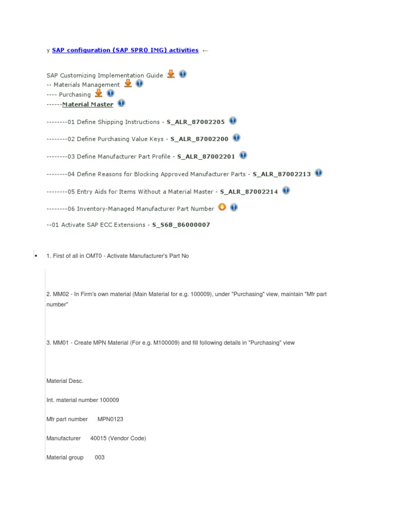 SAP MPN Configuration Guide | PDF | Business | Computing