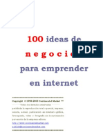 100 Negocios en Internet