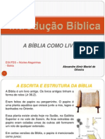 Aula 01 - A Bíblia como livro