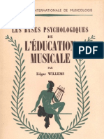 Edgar Willems - Le Éducation Musicale