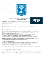 Eisrael Knesset Protocol Act 06-09