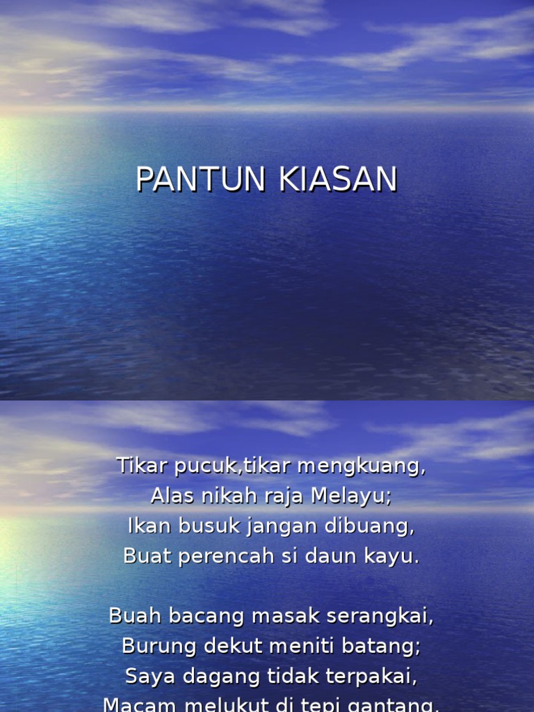 Pantun Kiasan | PDF